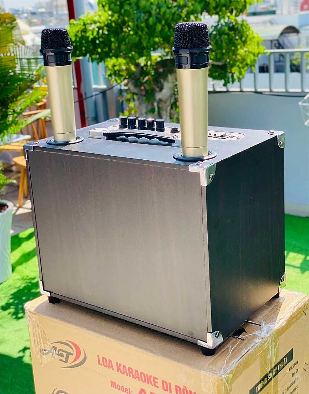 Loa xách tay AT-T9 Plus Loa xách tay AT-T9 Plus, 2 đường tiếng