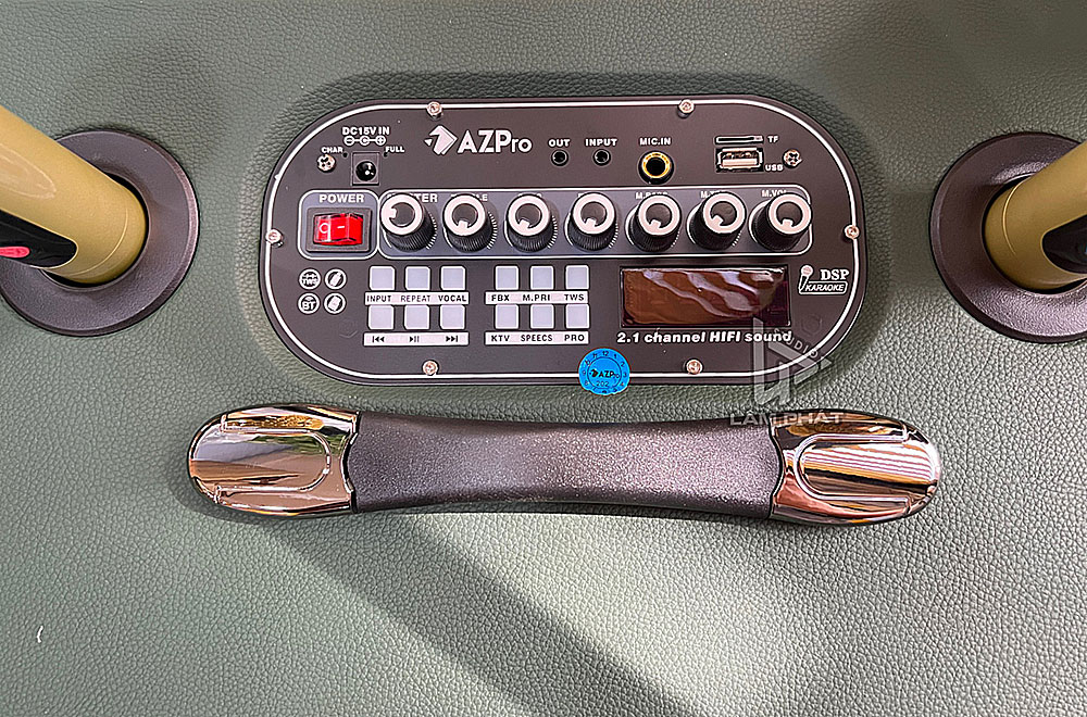 Loa xách tay AZpro AZ-338 Plus, kèm 2 micro