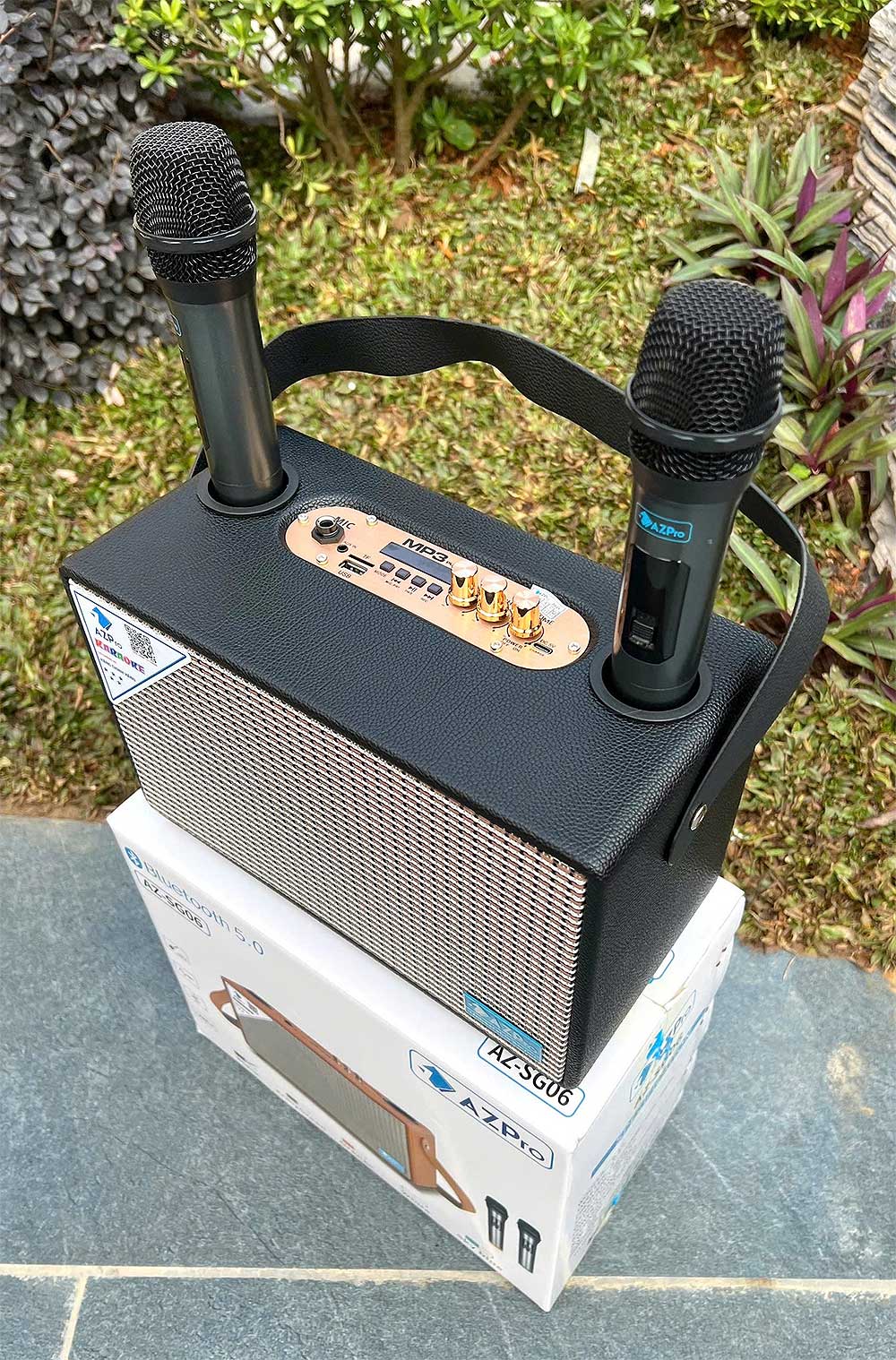 Loa xách tay AZpro AZ-SG06 Plus Loa xách tay AZpro AZ-SG06 Plus, 2 đường tiếng