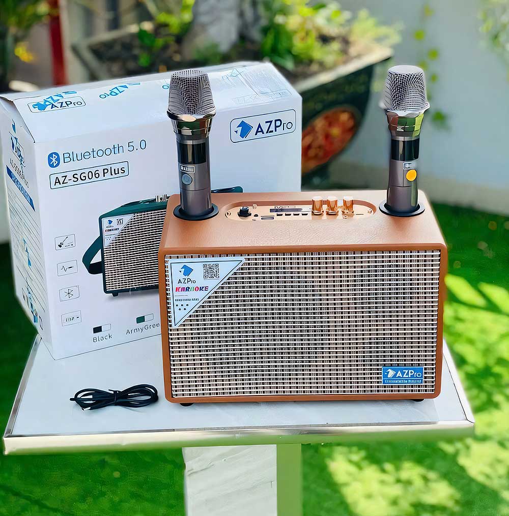 Loa xách tay AZpro AZ-SG06 Plus Loa xách tay AZpro AZ-SG06 Plus, 2 đường tiếng