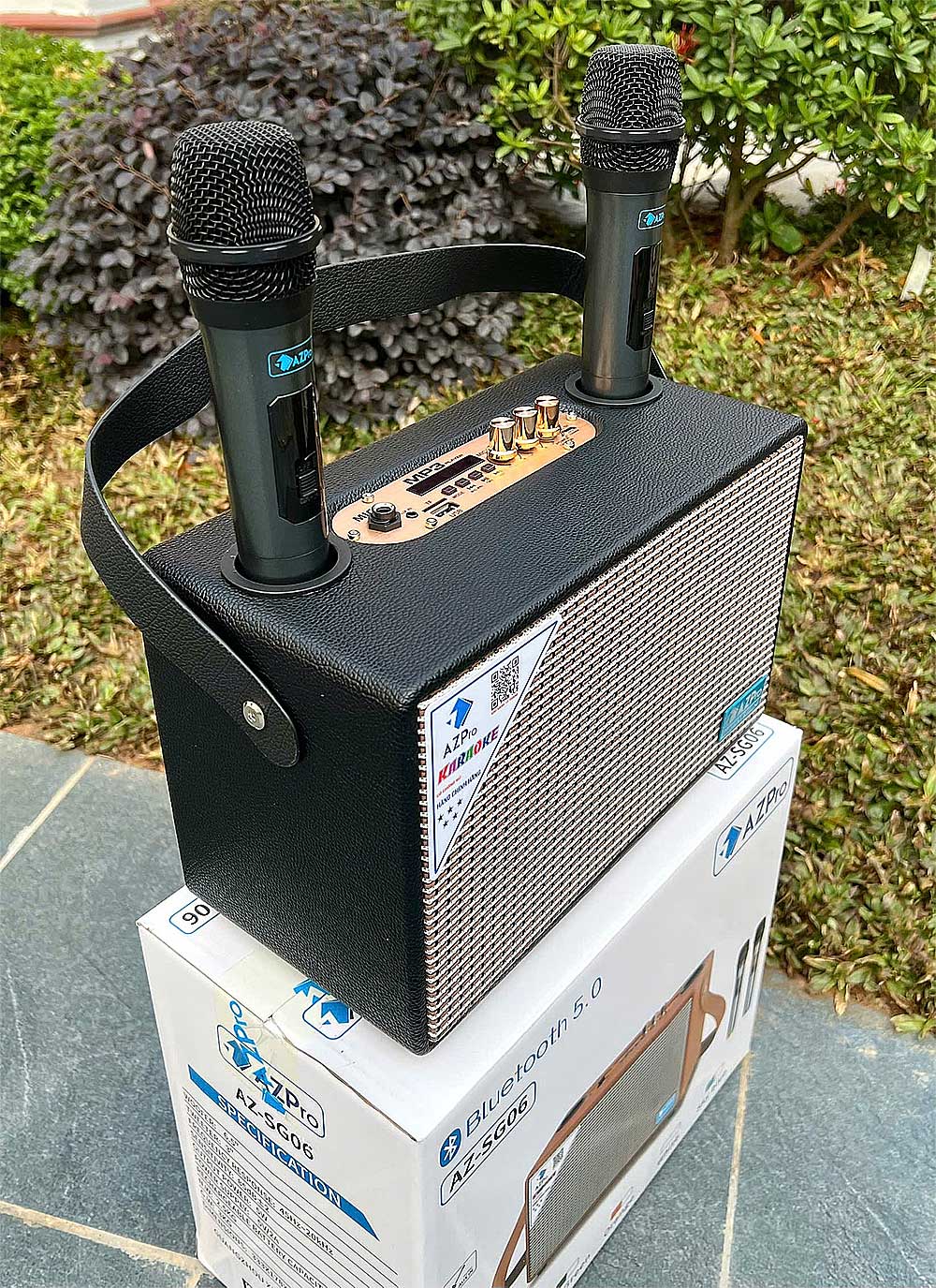 Loa xách tay AZpro AZ-SG06 Plus Loa xách tay AZpro AZ-SG06 Plus, 2 đường tiếng