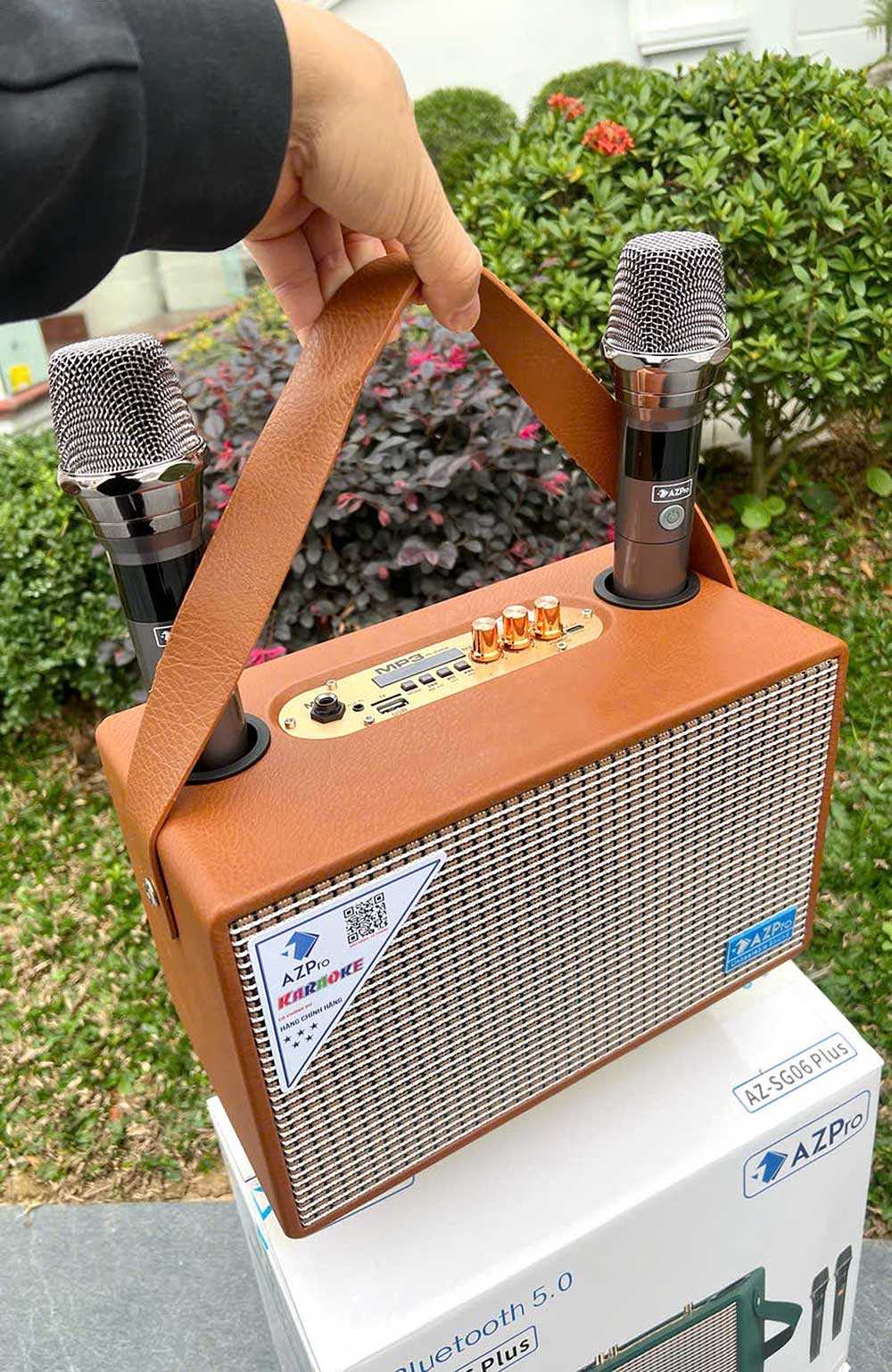 Loa xách tay AZpro AZ-SG06 Plus Loa xách tay AZpro AZ-SG06 Plus, 2 đường tiếng