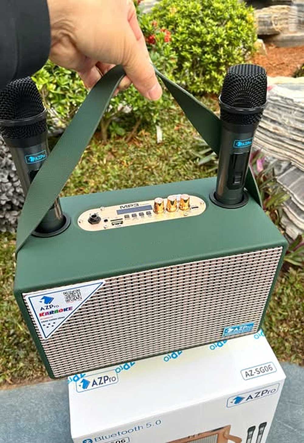 Loa xách tay AZpro AZ-SG06 Plus Loa xách tay AZpro AZ-SG06 Plus, 2 đường tiếng