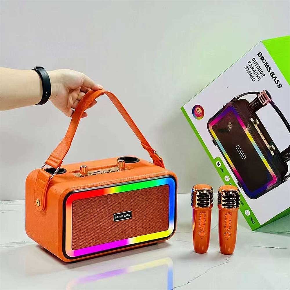 Loa xách tay BOOMSBASS M3201, 2 mic ko dây
