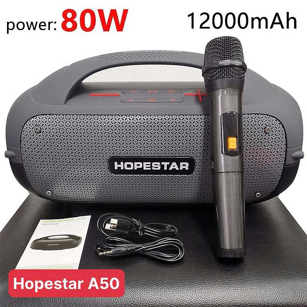 Loa xách tay Hopestar A50, 2 đường tiếng