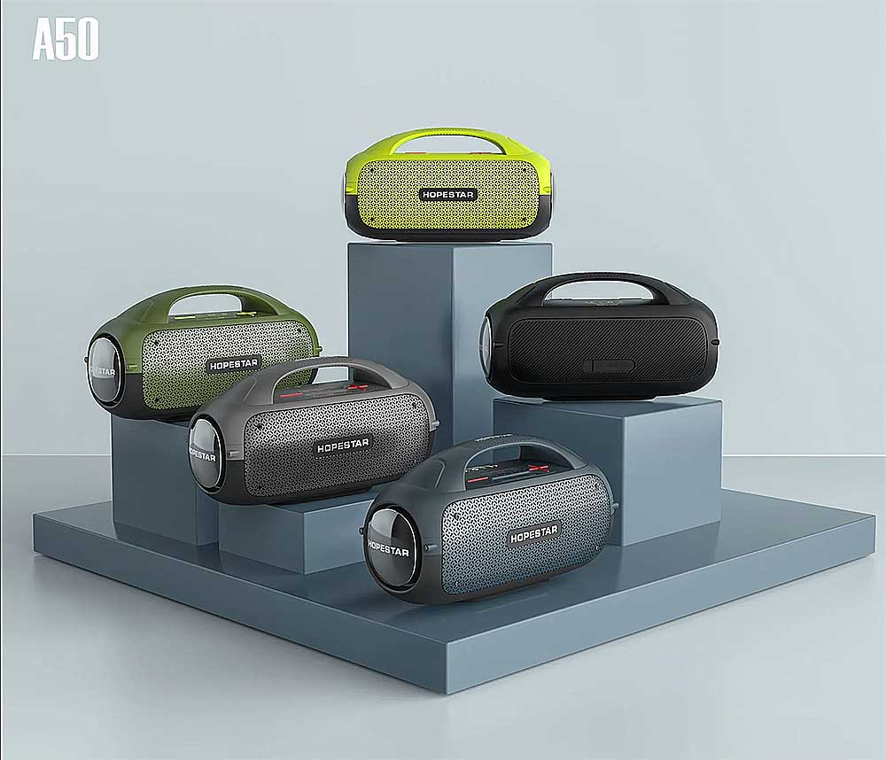 Loa xách tay Hopestar A50, 2 đường tiếng