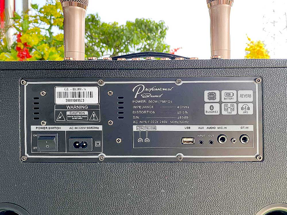 Loa xách tay K122 Loa xách tay K122, 2 bass 20