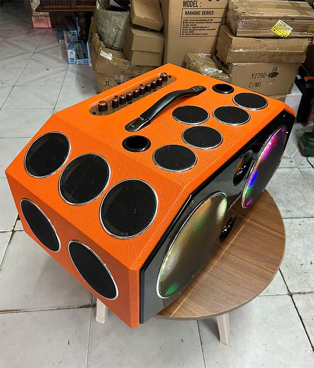 Loa xách tay karaoke KP4B, 21 củ loa
