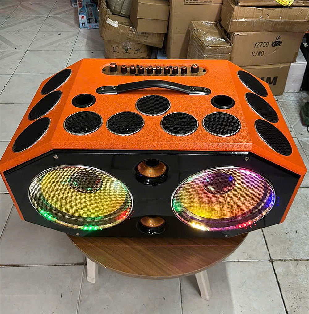 Loa xách tay karaoke KP4B, 21 củ loa
