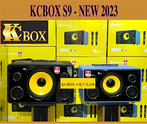 Loa xách tay KCBOX S9, kèm 2 mic UHF