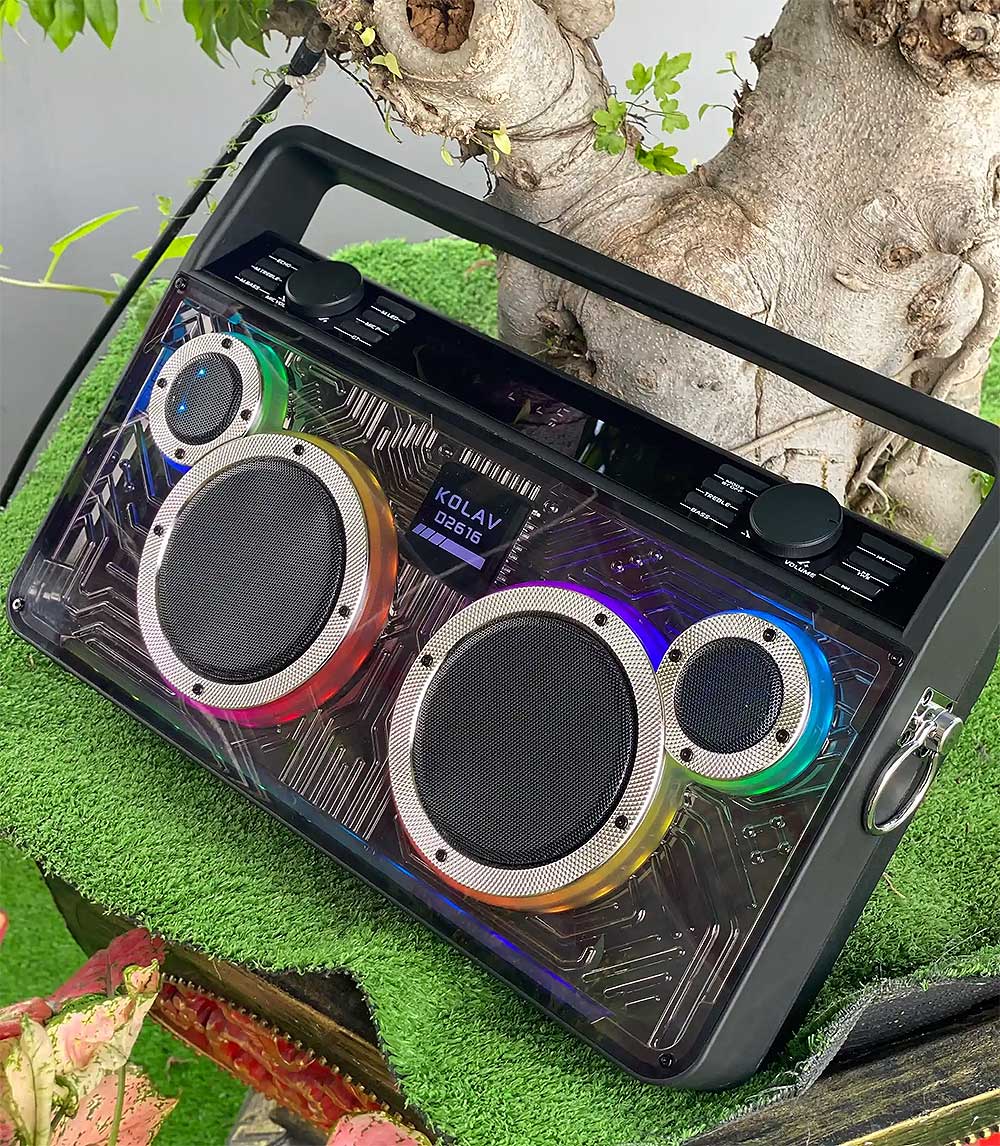 Loa xách tay KOLAV D2616, 2 bass 15cm