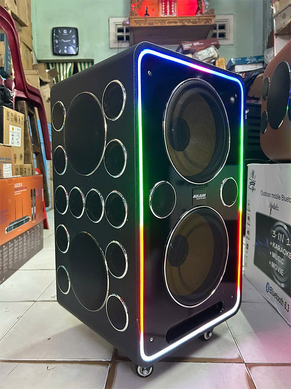 Loa xách tay KP8-2625, 2 bass 25