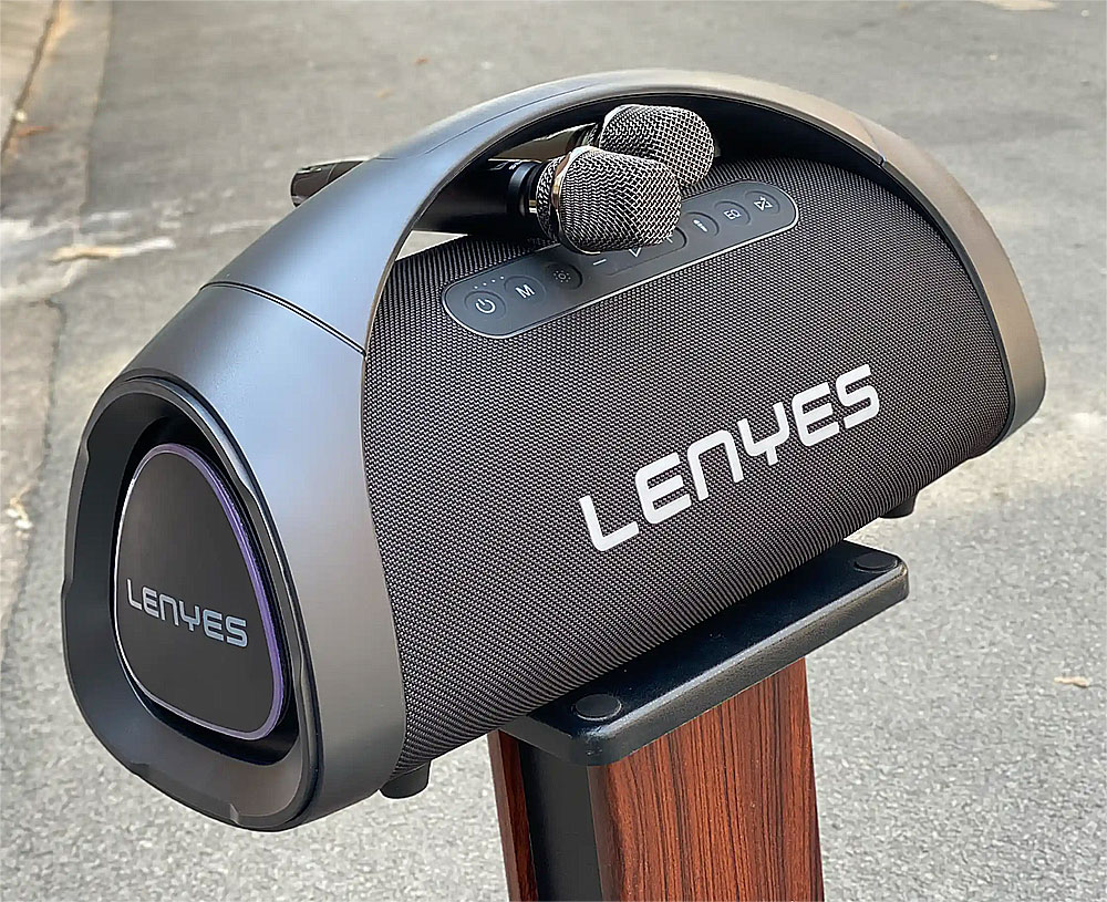 Loa xách tay LENYES S873, kèm 2 mic UHF