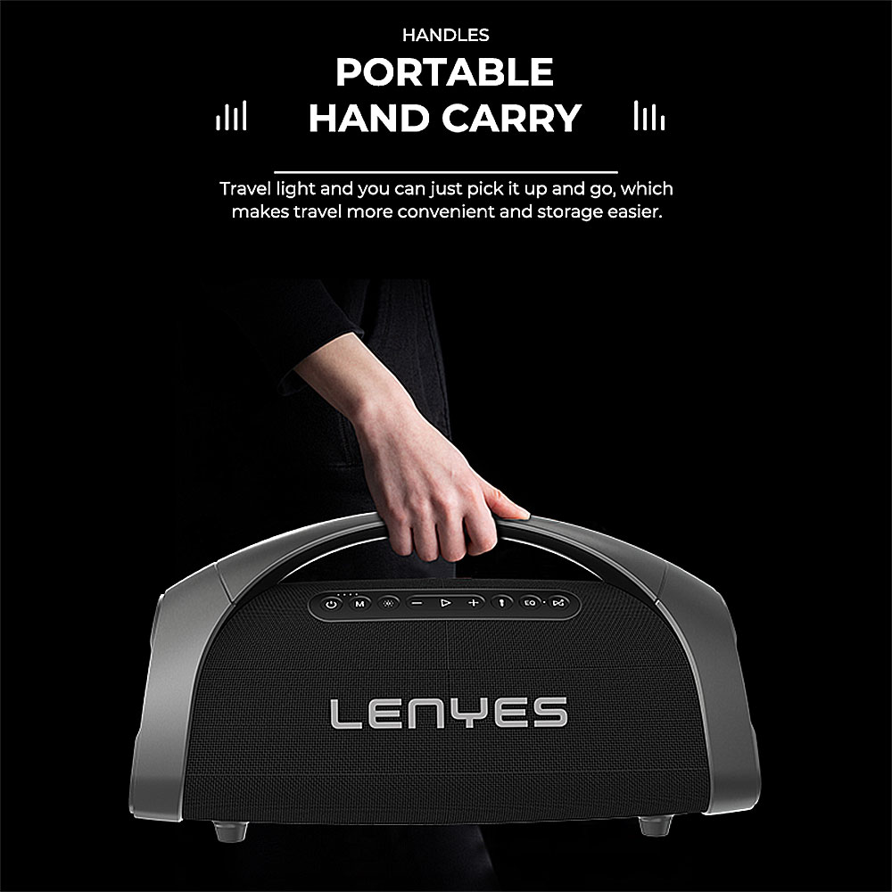 Loa xách tay LENYES S873, kèm 2 mic UHF