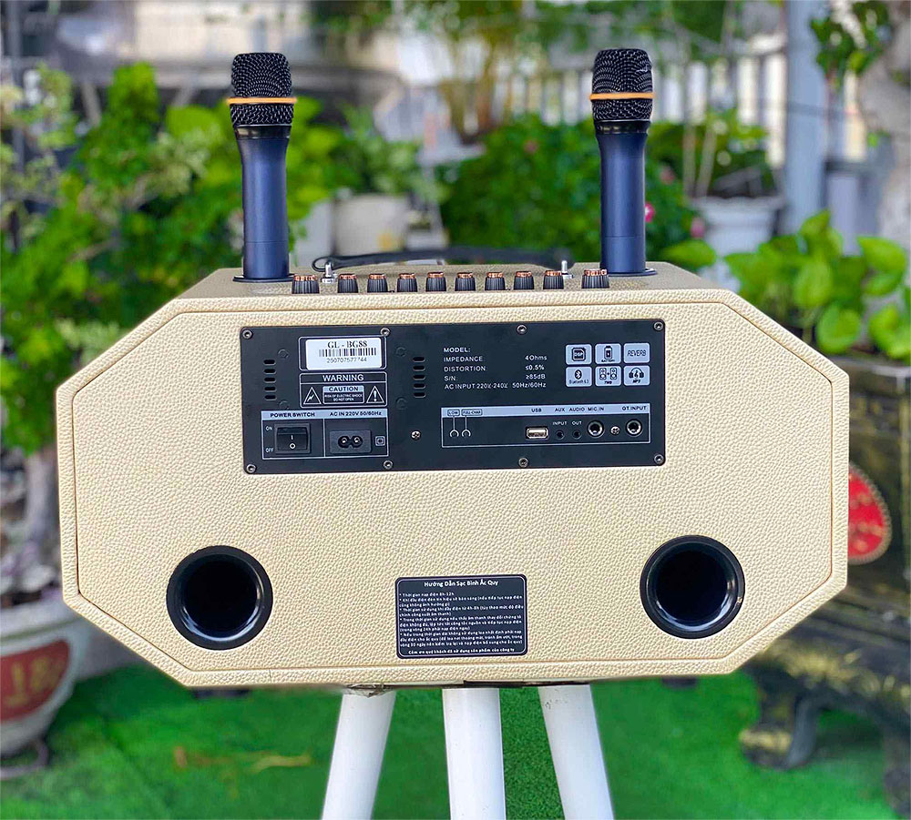 Loa xách tay M9 Pro, 6 củ loa