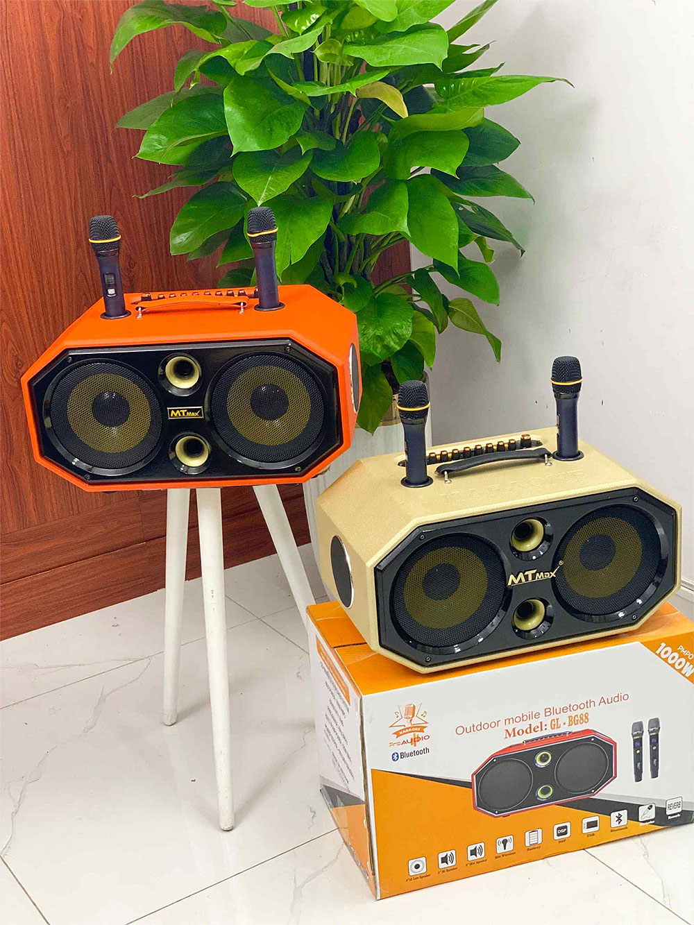 Loa xách tay M9 Pro, 6 củ loa