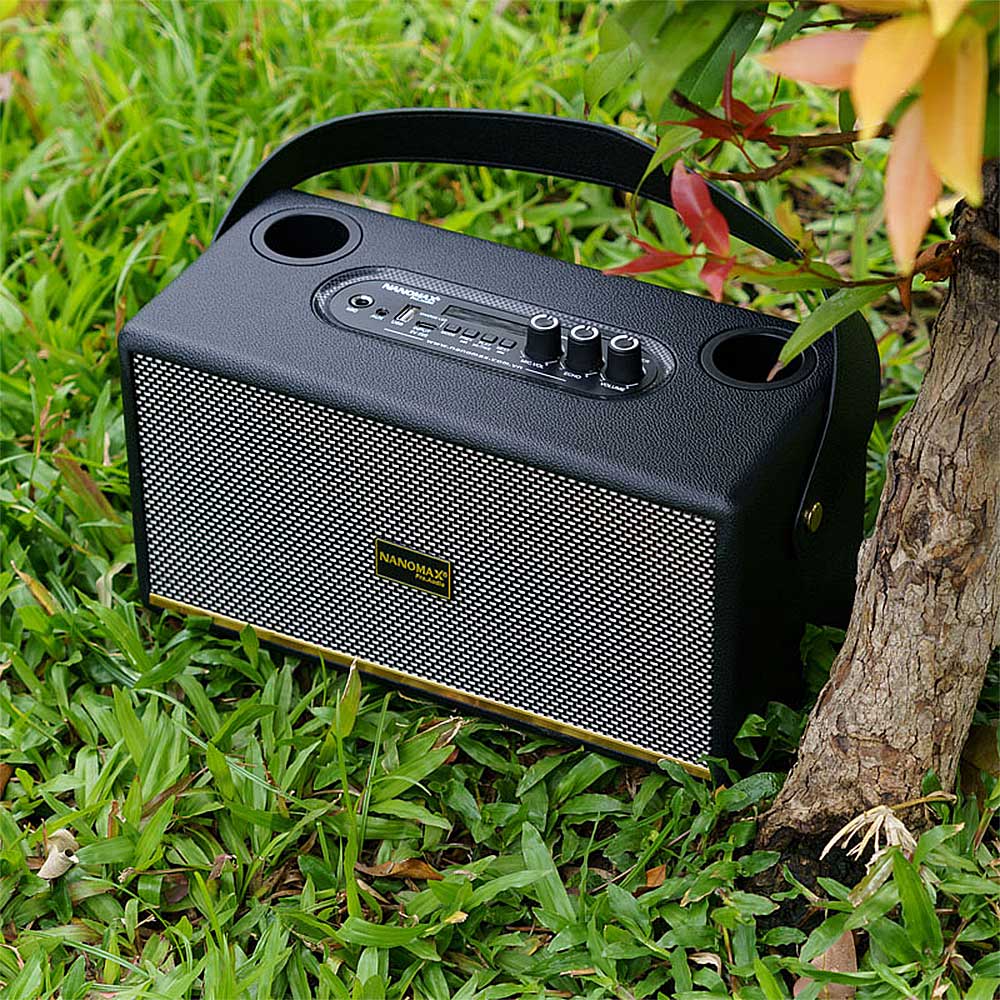 Loa xách tay Nanomax K-06 Loa xách tay Nanomax K-06, 2 mic VHF
