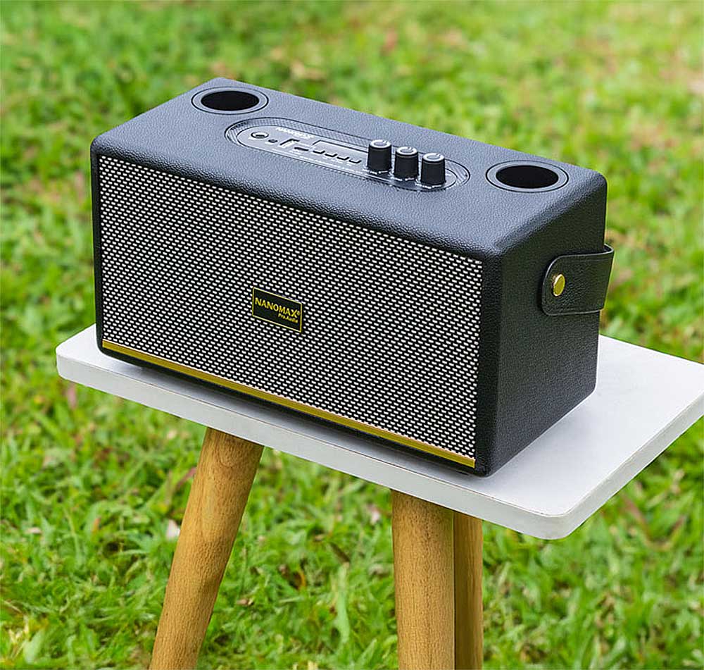 Loa xách tay Nanomax K-06 Loa xách tay Nanomax K-06, 2 mic VHF