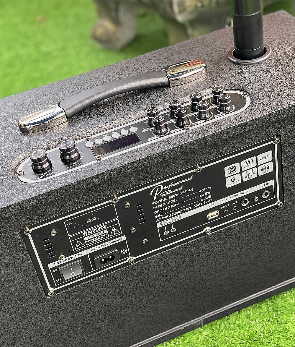 Loa xách tay S15 Pro, 8 củ loa