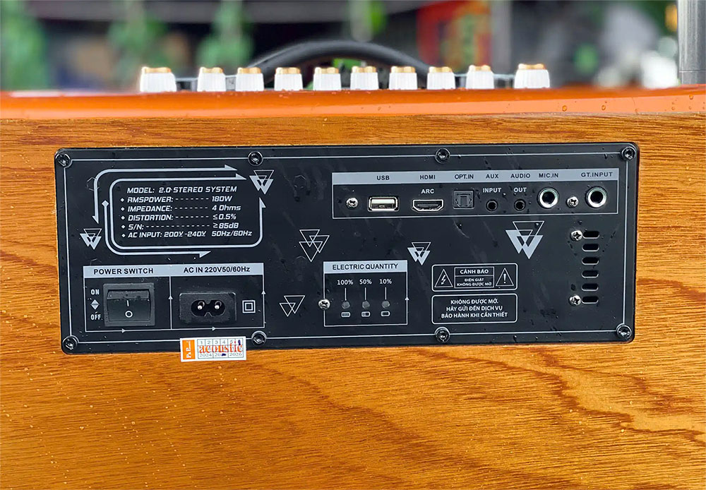 Loa xách tay S99 Pro, 2 bass 25