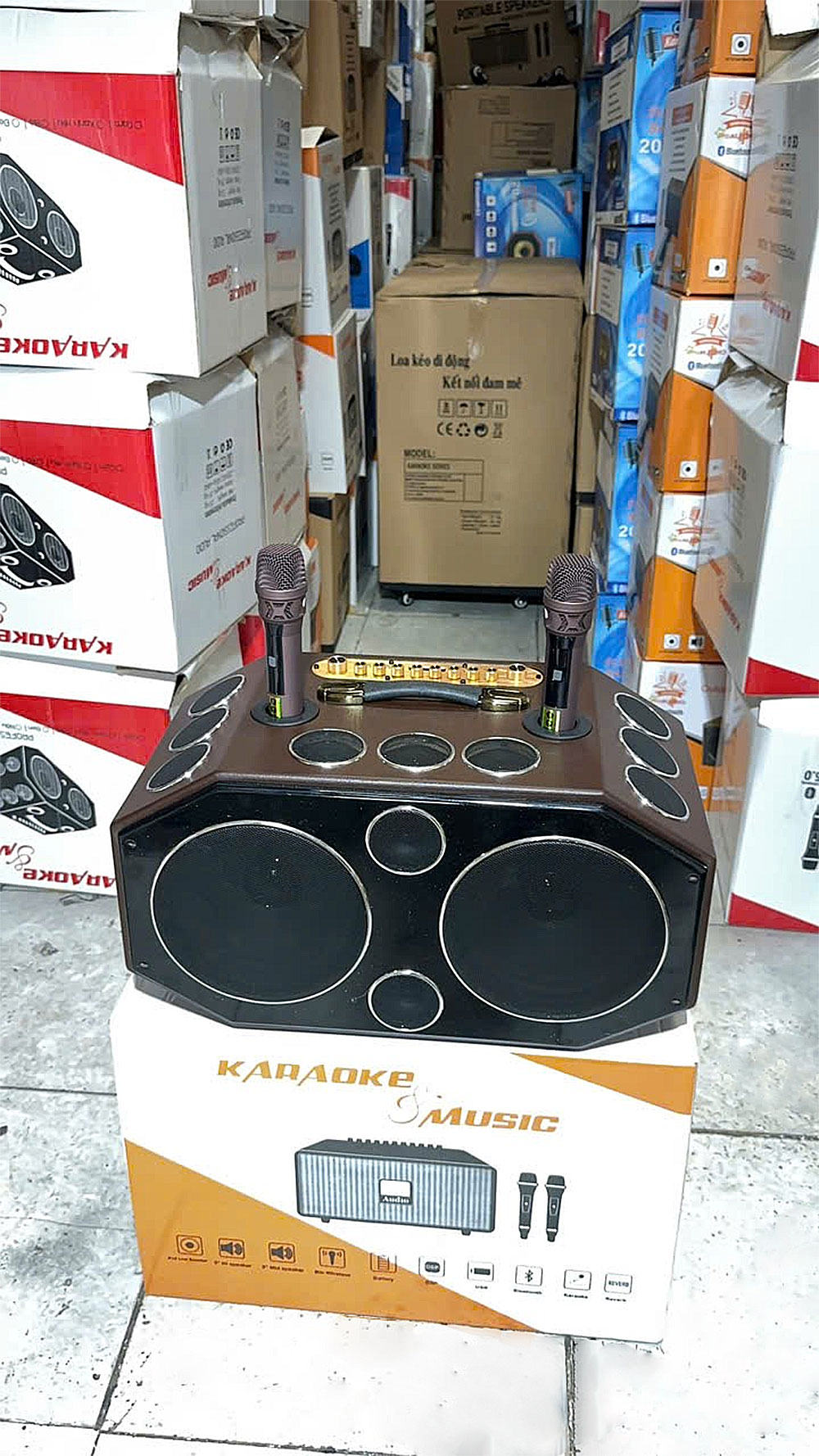 Loa xách tay Soundbox BG29, 21 củ loa