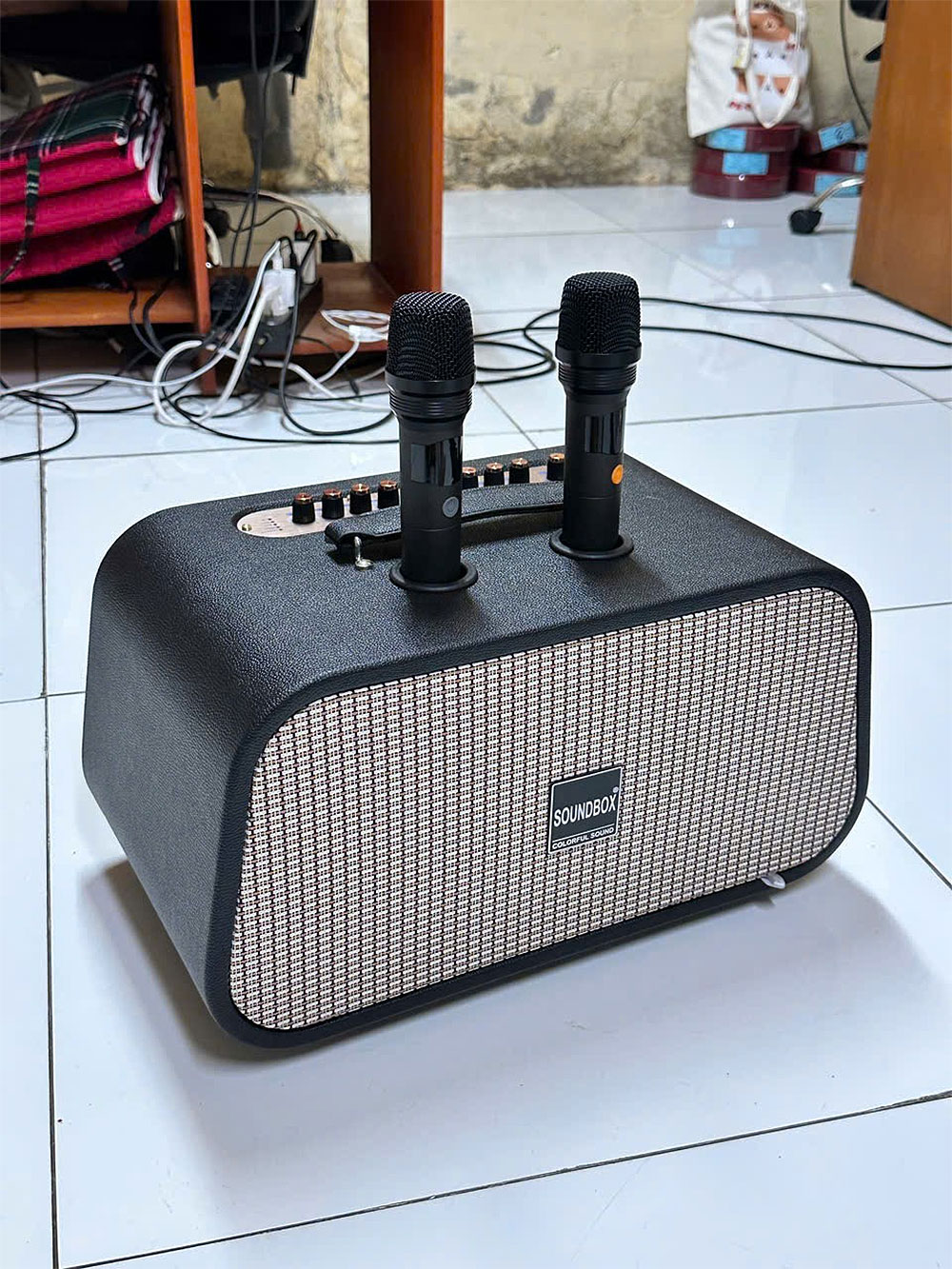 Loa xách tay Soundbox C206, 2 bass 16cm