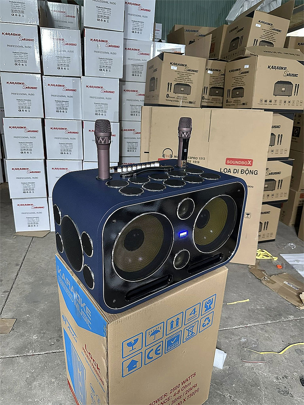 Loa xách tay Soundbox S250, 2 bass 25
