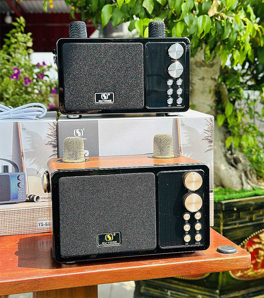 Loa xách tay Su-Yosd YS-603 Loa xách tay Su-Yosd YS-603, 2 mic ko dây