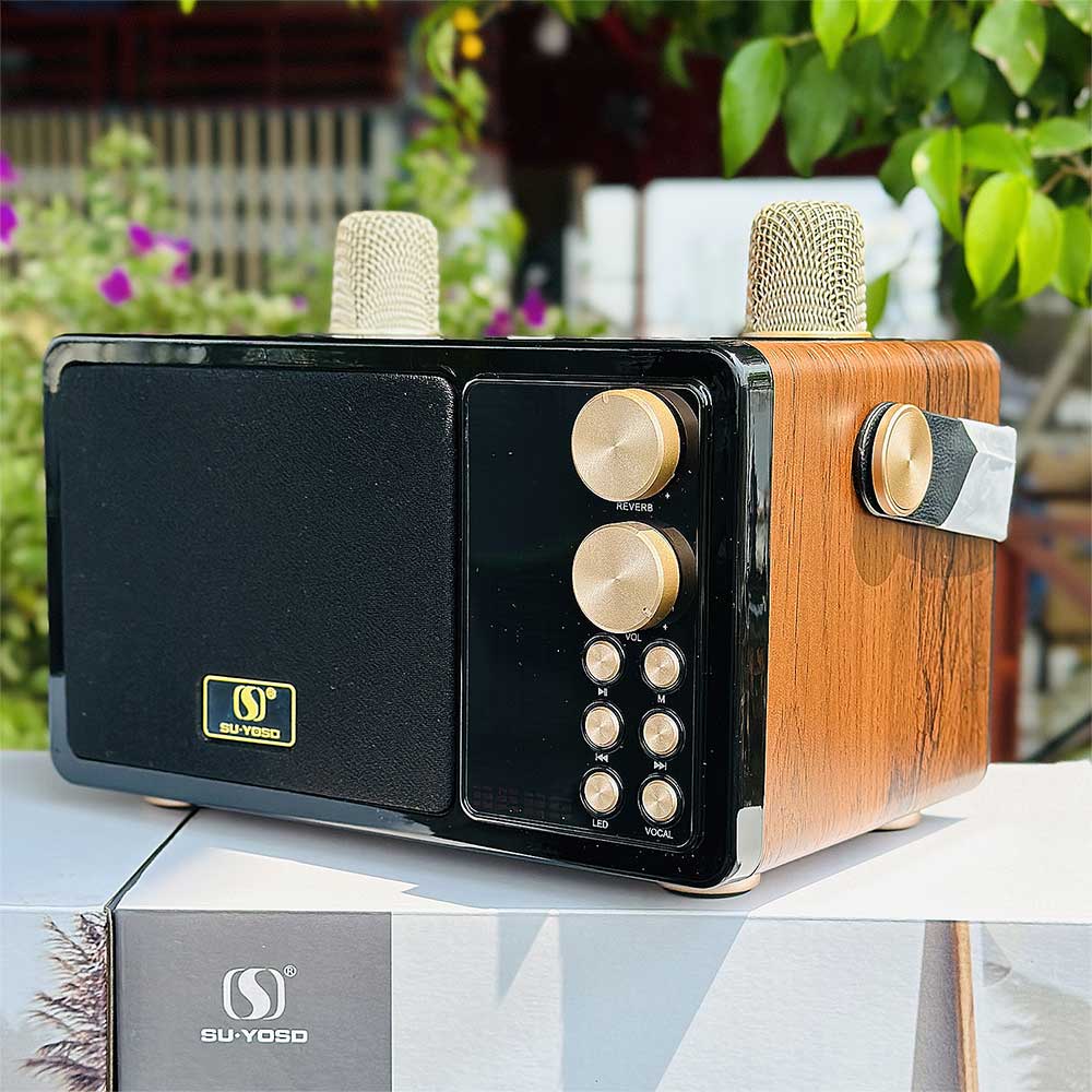 Loa xách tay Su-Yosd YS-603 Loa xách tay Su-Yosd YS-603, 2 mic ko dây