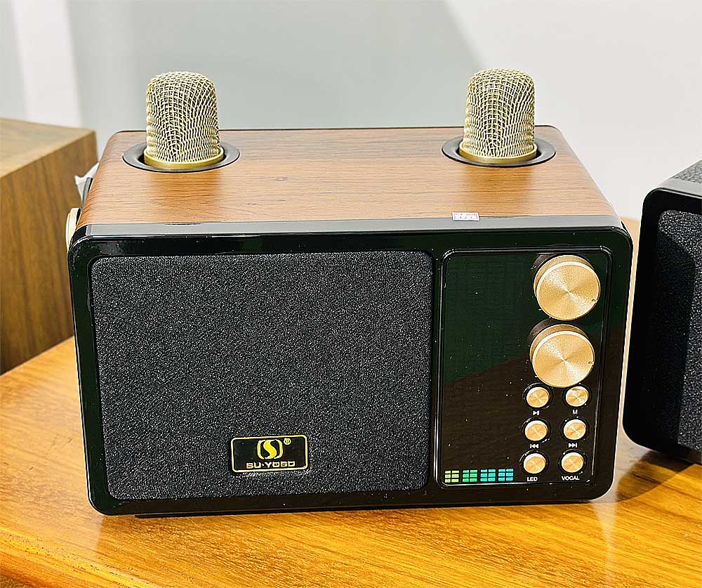 Loa xách tay Su-Yosd YS-603 Loa xách tay Su-Yosd YS-603, 2 mic ko dây