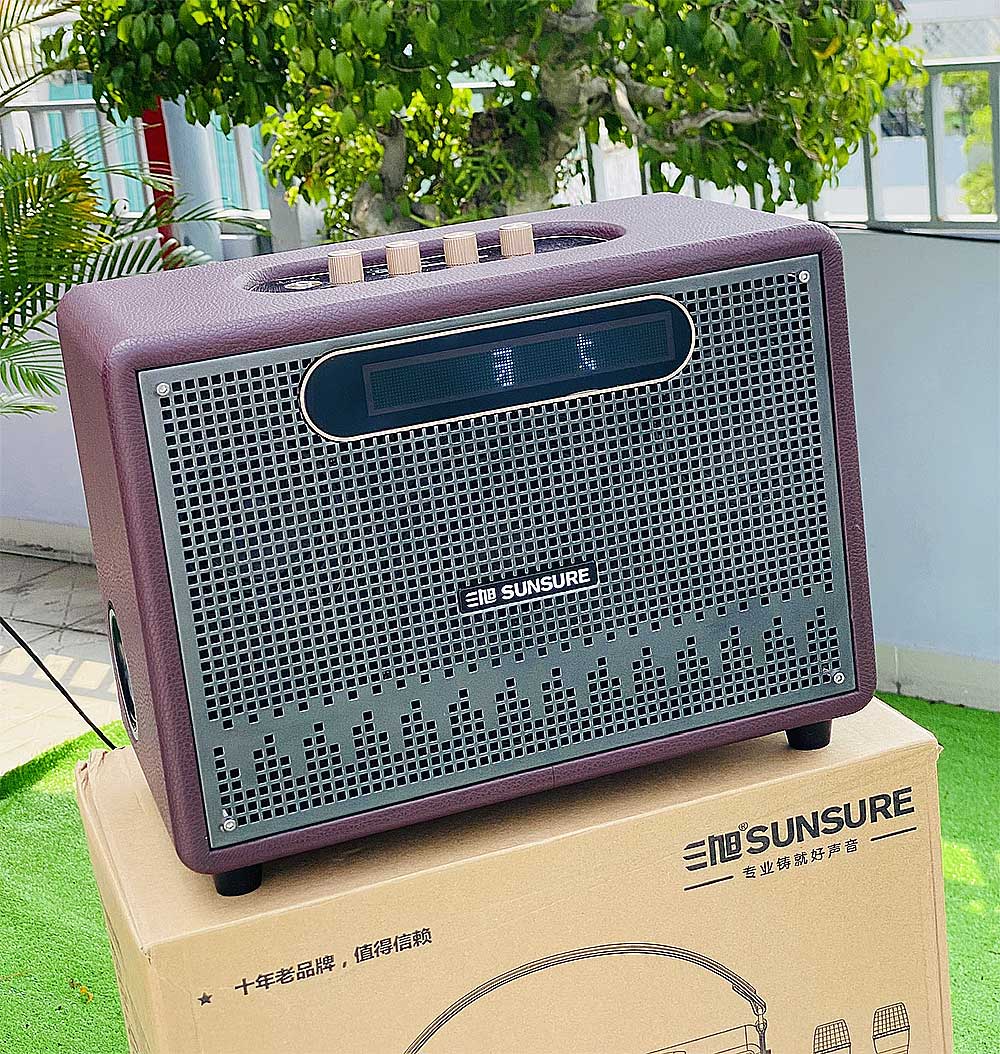 Loa xách tay Sunsure MK6, kèm 2 micro