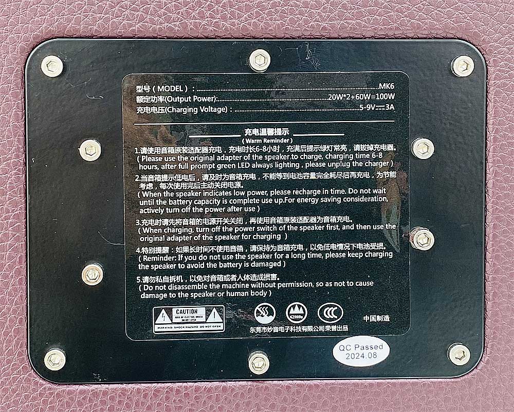 Loa xách tay Sunsure MK6, kèm 2 micro