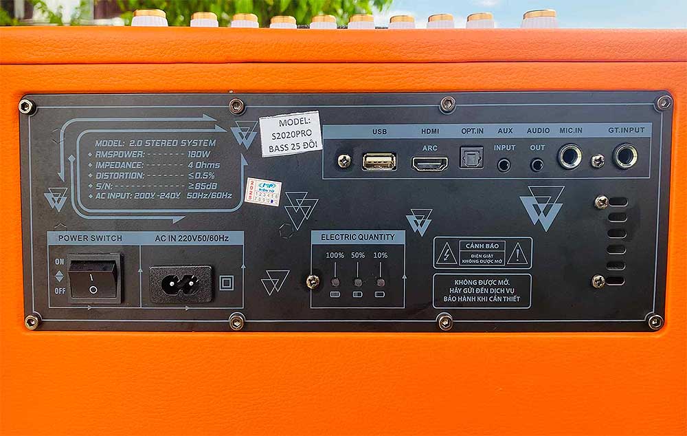 Loa xách tay T19Pro, 18 củ loa