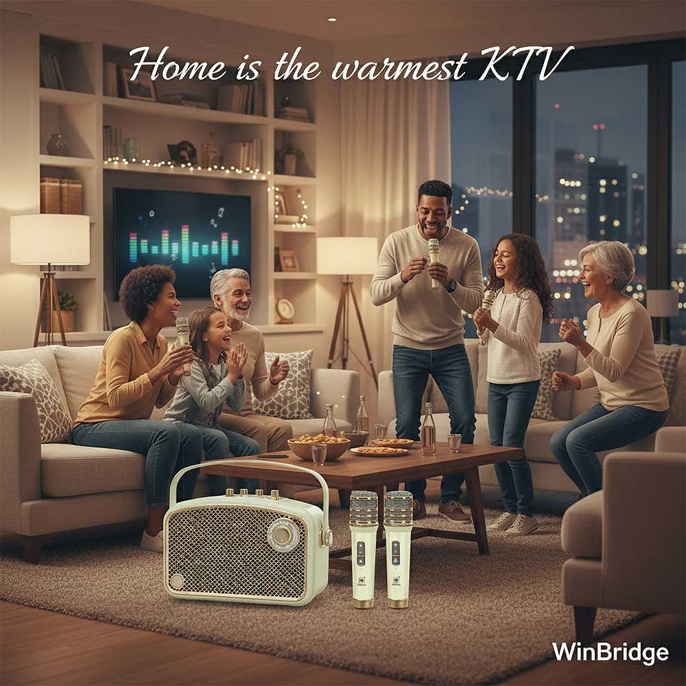 Loa xách tay WinBridge L200, 2 mic UHF