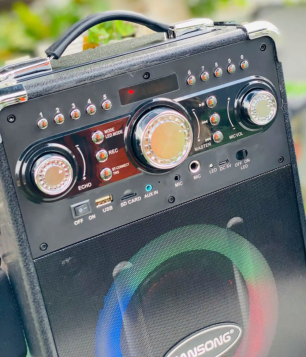 Loa xách tay Zansong S80, kèm 1 mic ko dây