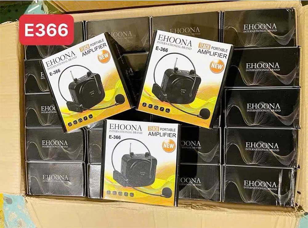 Máy trợ giảng EHOONA E-366 Máy trợ giảng EHOONA E-366, kèm mic ko dây