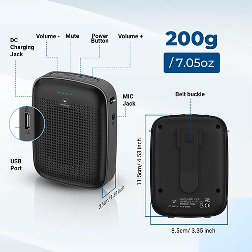 Máy trợ giảng WinBridge A002, mic không dây