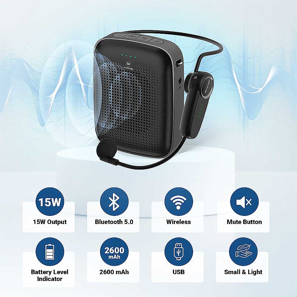 Máy trợ giảng WinBridge A002, mic không dây