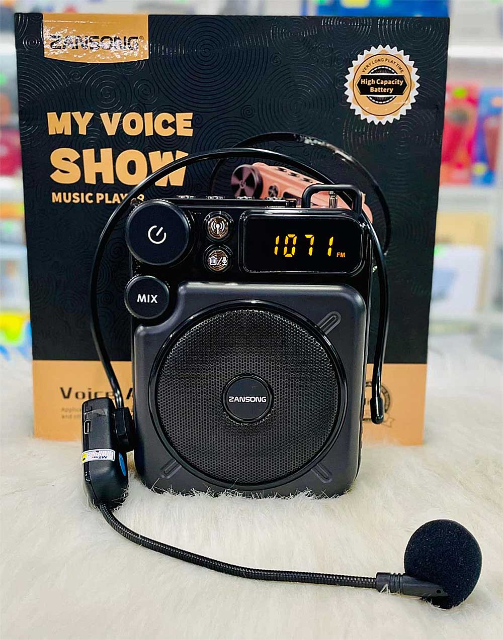 Máy trợ giảng zansong M16, kèm mic ko dây