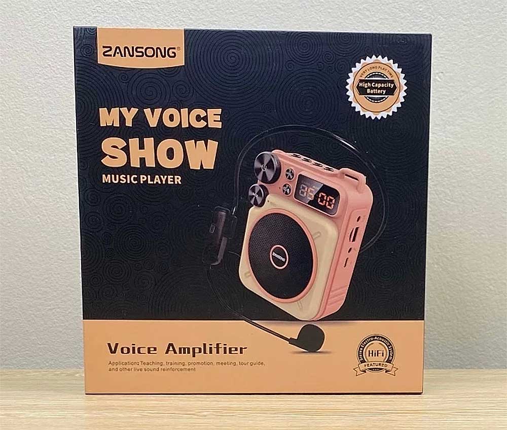 Máy trợ giảng zansong M16, kèm mic ko dây
