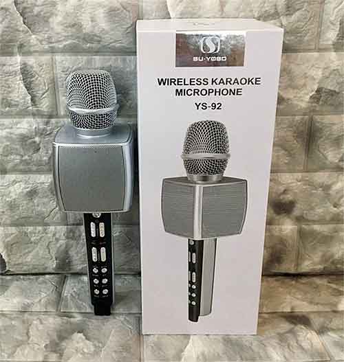 Mic karaoke bluetooth SU-YOSD YS-92, hát & nghe nhạc-RMS 5W
