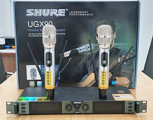Mic không dây Shure UGX90, đầu thu 4 râu