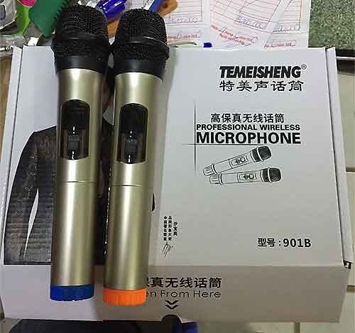 Micro đa năng Temeisheng W-901B, dùng cho loa kéo-ampli