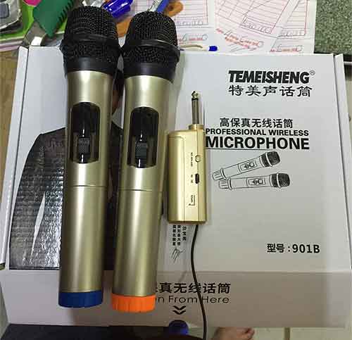 Micro đa năng Temeisheng W-901B, dùng cho loa kéo-ampli
