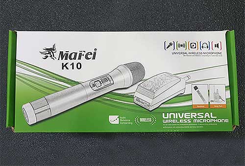 Micro không dây đa năng MAFEI K10, 1 mic và đầu thu nhỏ