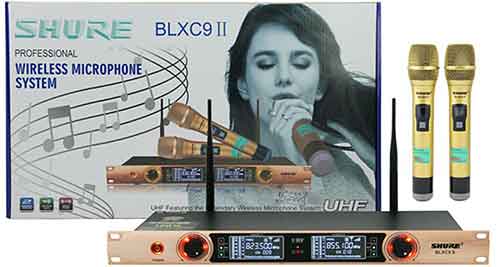 Micro không dây đa năng Shure BLXC9 II, mic karaoke TPHCM