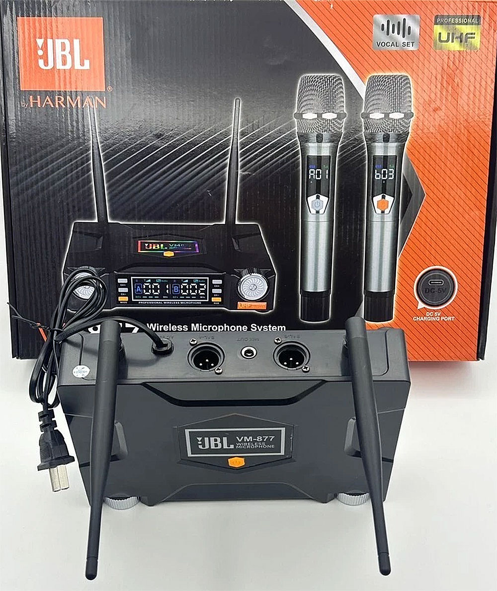Micro Không Dây JBL VM877, chống hú tốt