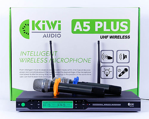 Micro không dây KIWI A5 Plus, khả năng hút âm rất tốt