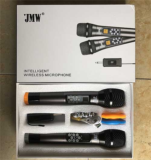 Micro ko dây JMW 213, chỉnh hiệu ứng trực tiếp trên mic