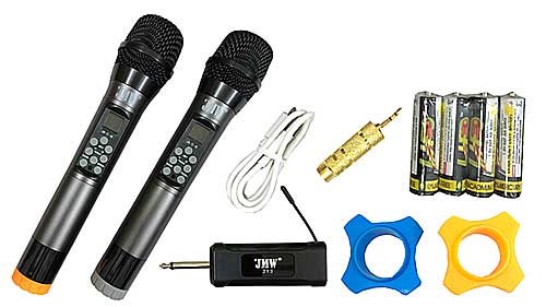 Micro ko dây JMW 213, chỉnh hiệu ứng trực tiếp trên mic
